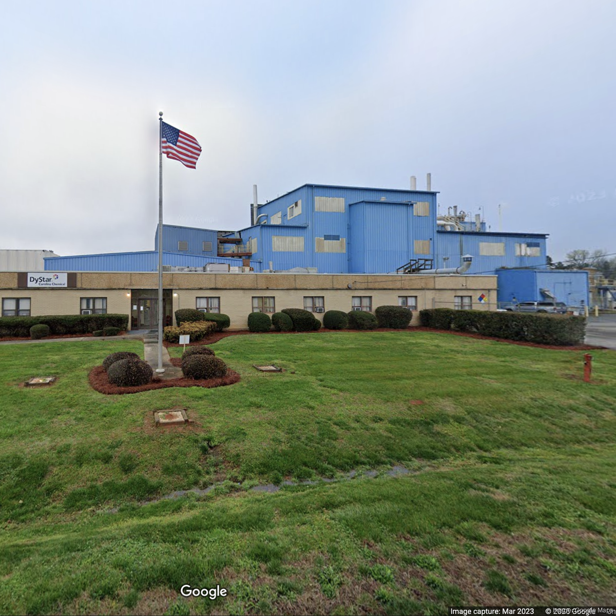 DyStar's plant at Charlotte is to close down