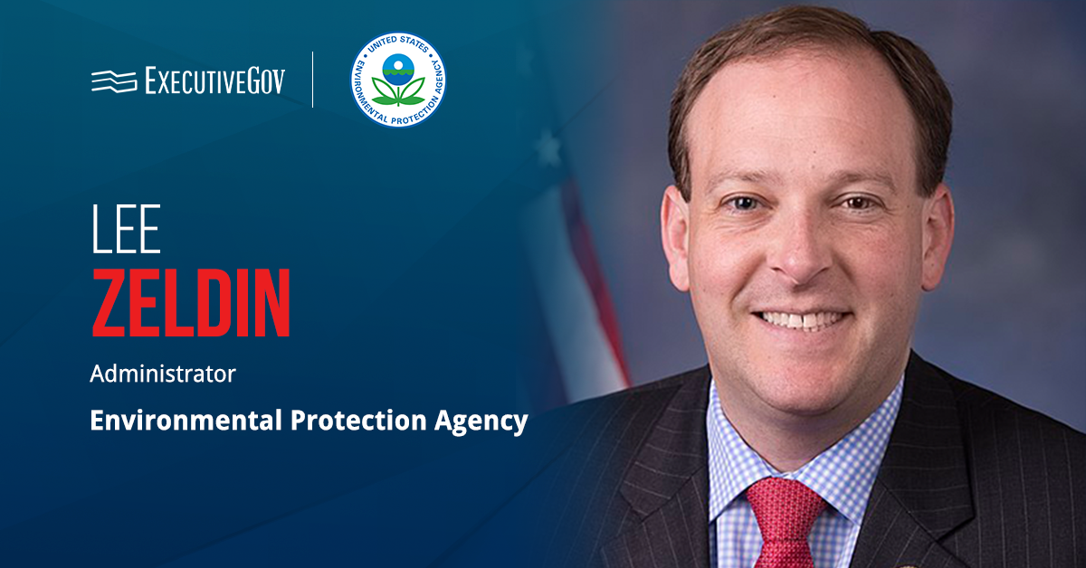 Lee Zeldin is the EPA administrator