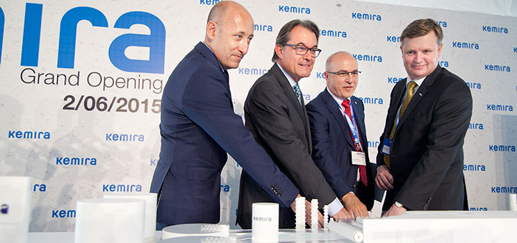 Opening ceremony at Kemira's Tarragona site