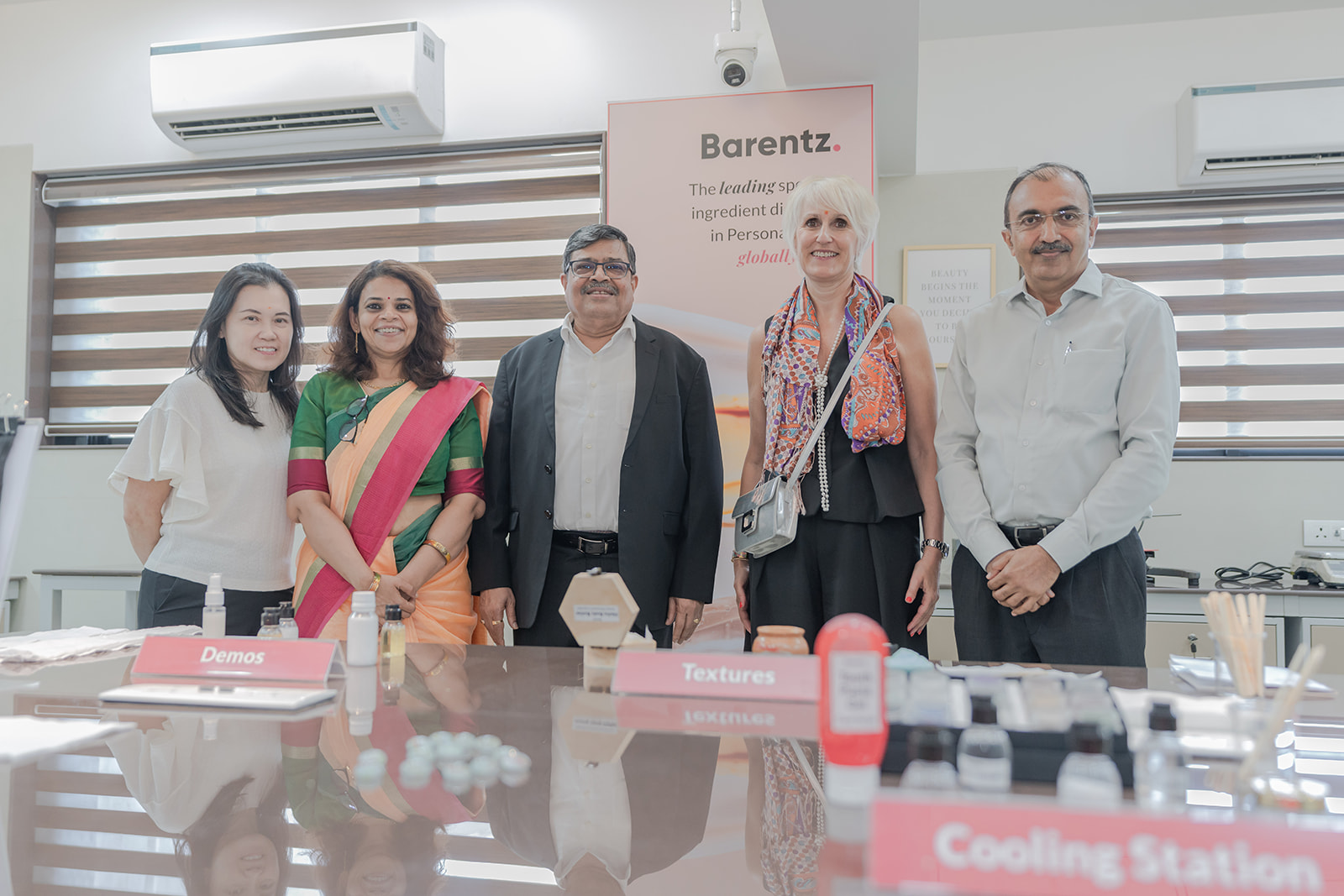 Opening ceremony at Barentz's new lab