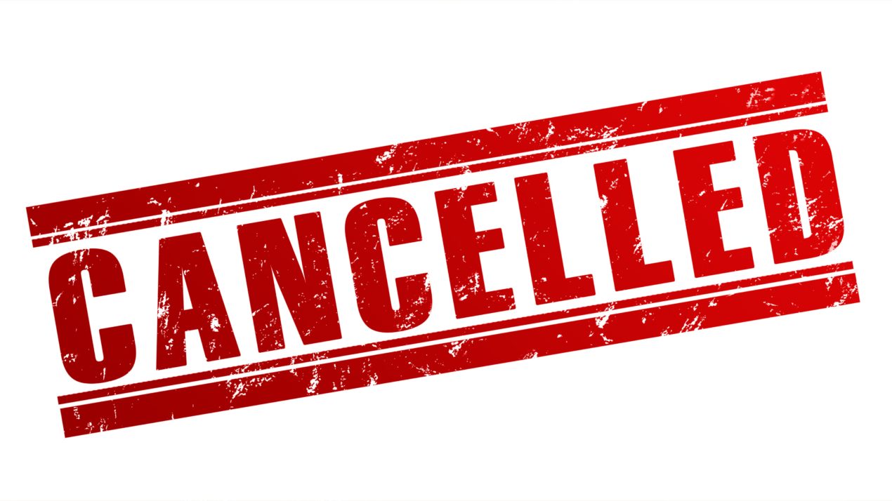 Show cancellations