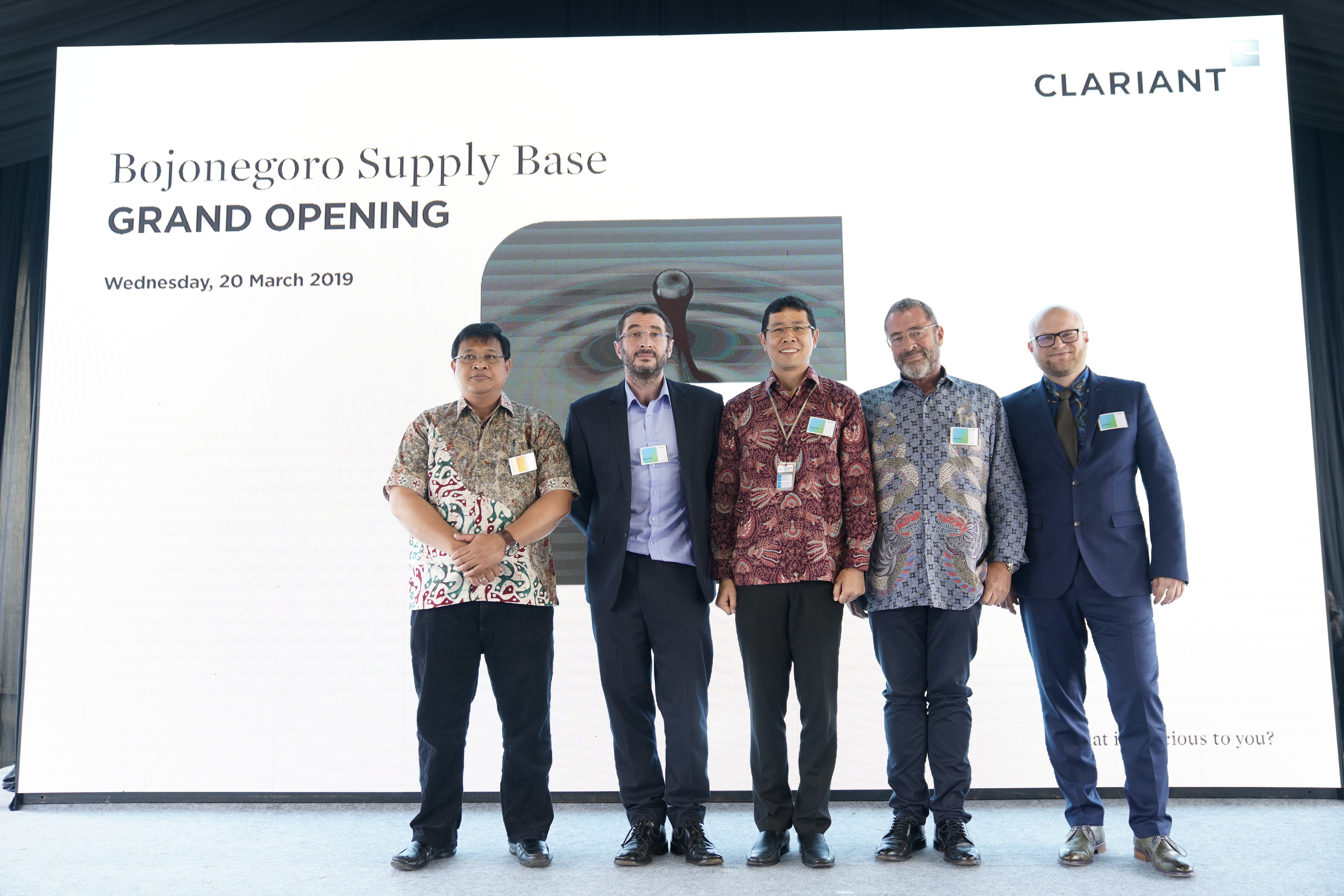 Clariant, Java, opening