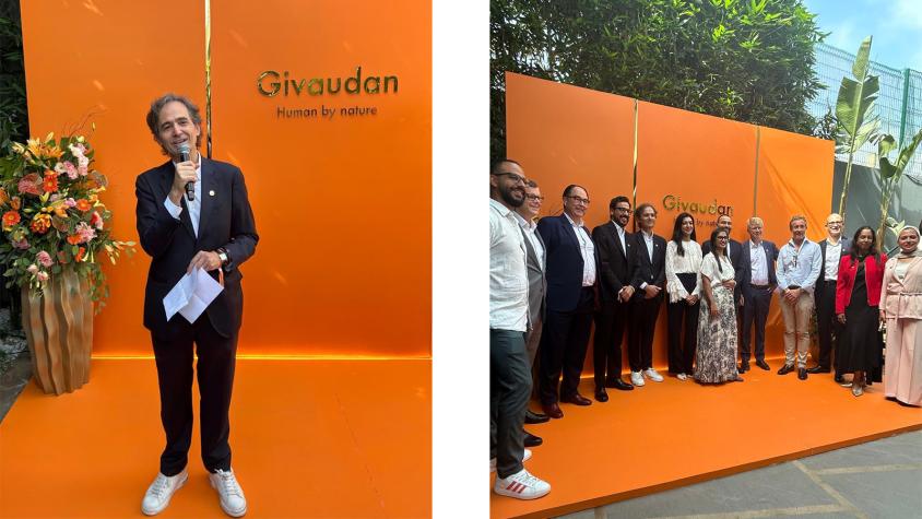 Opening ceremony at Givaudan's new lab