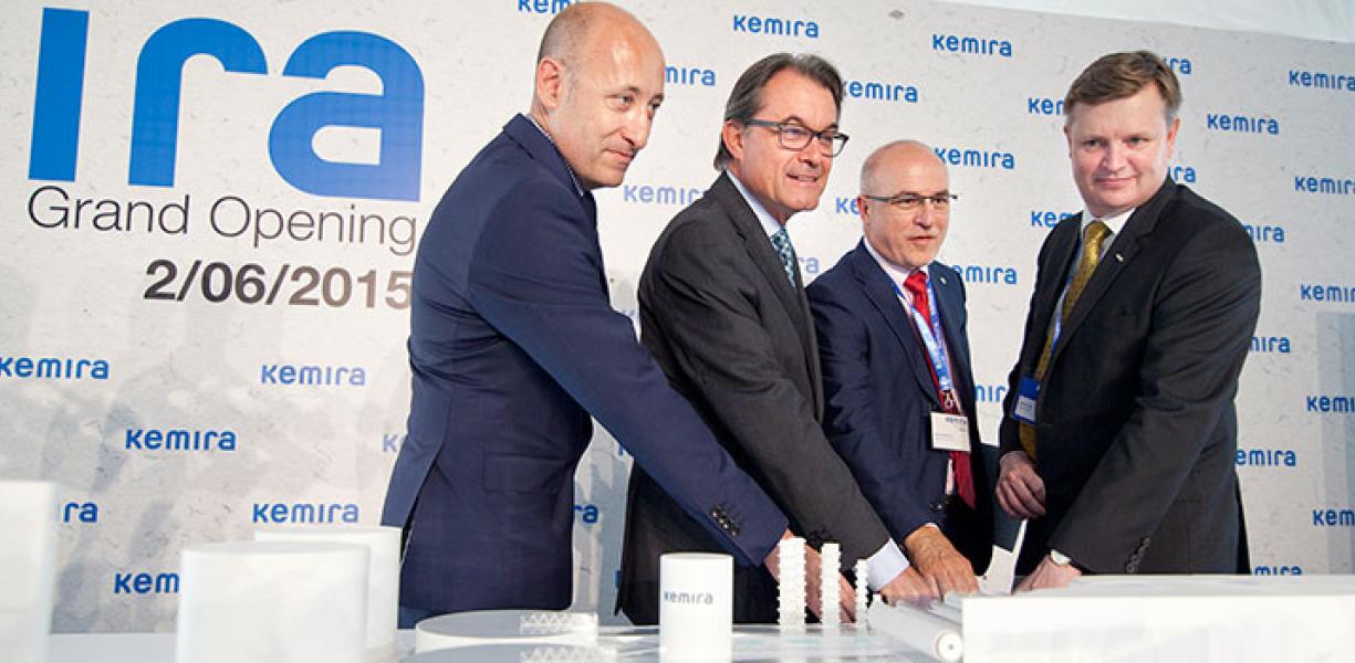 Opening ceremony at Kemira's Tarragona site