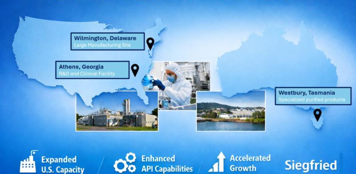 Siegfried has bought sites in the US and Australia