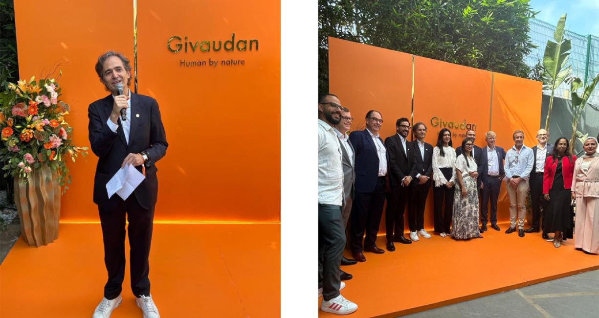 Opening ceremony at Givaudan's new lab